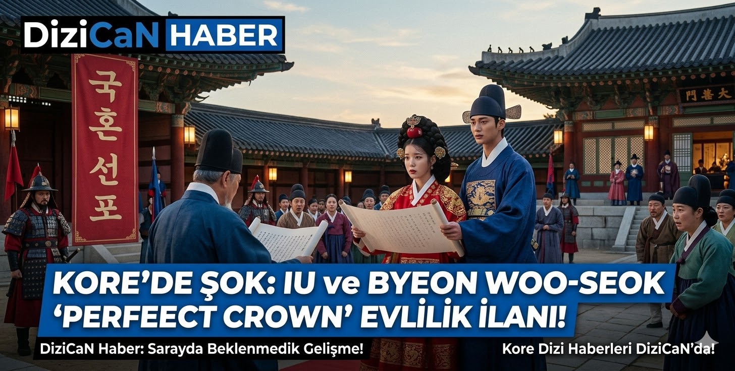 Kore’de Şok Etkisi: IU ve Byeon Woo-seok’un “Perfect Crown” Evlilik İlanı Sosyal Medyayı Salladı!